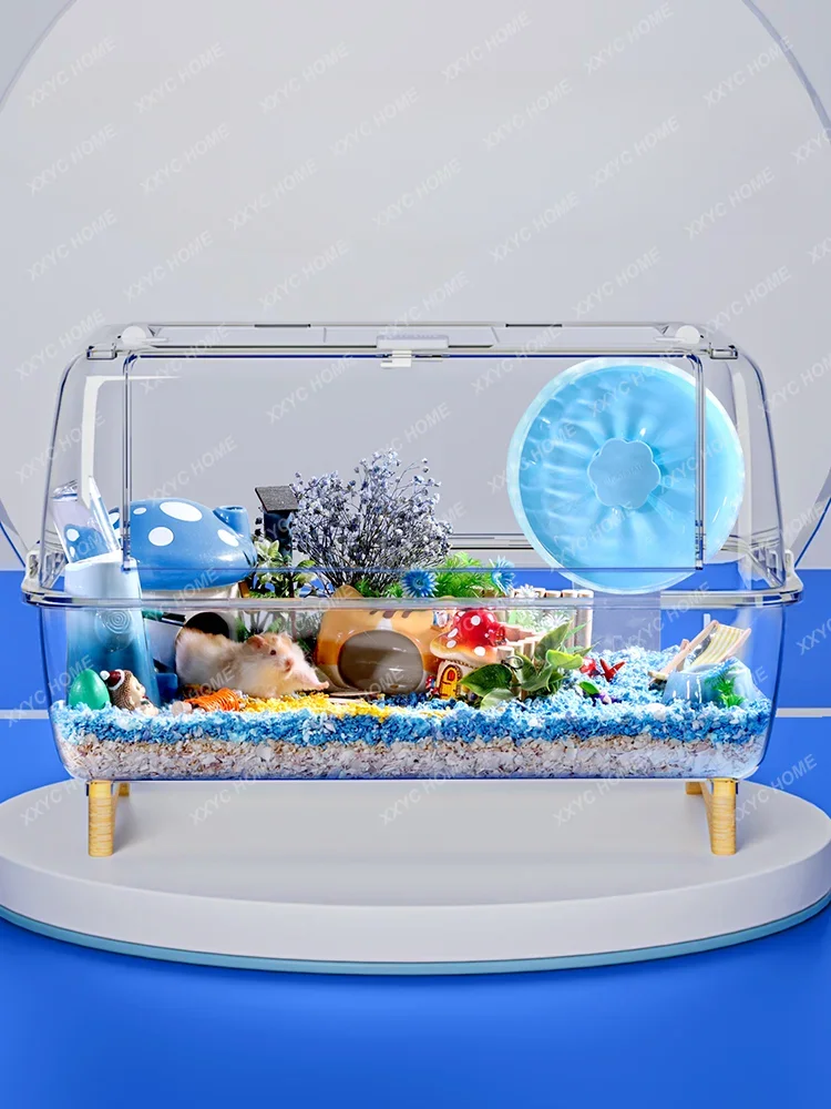 Starry Hamster Cage Acrylic Super Large Space Villa 60 Basic Cage Djungarian Hamster Special Supplies