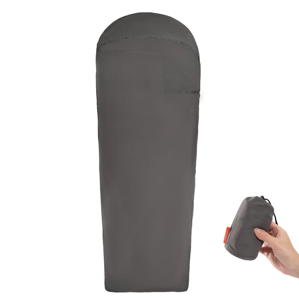 MAPLEAF Inner Sheet Sleeping Bag Liner Ultralight 128g Compact Quick Drying Soft Inner Sleeping Bag Washable Hut Outdoor Camping