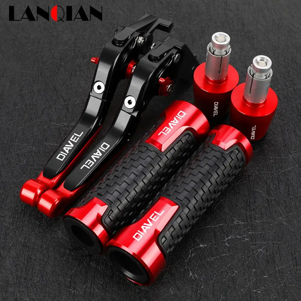 

Motorcycle For DUCATI DIAVEL CARBON XDiavel/S 2011-2015 Brake Clutch Levers Handlebar Handle Grips Ends Caps Slider Accessories
