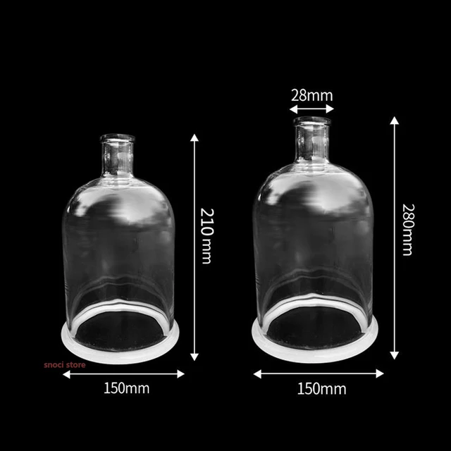 우아함과 기능성이 조화된 투명 유리 벨 항아리 우아함과 기능성이 조화된 투명 유리 벨 항아리