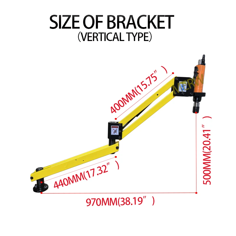 Efficient DQ-12R M3-M12 Automatic Pneumatic Tapping Tool Air Tapping Machine   For Drill Universal  Thread making machine 400rpm