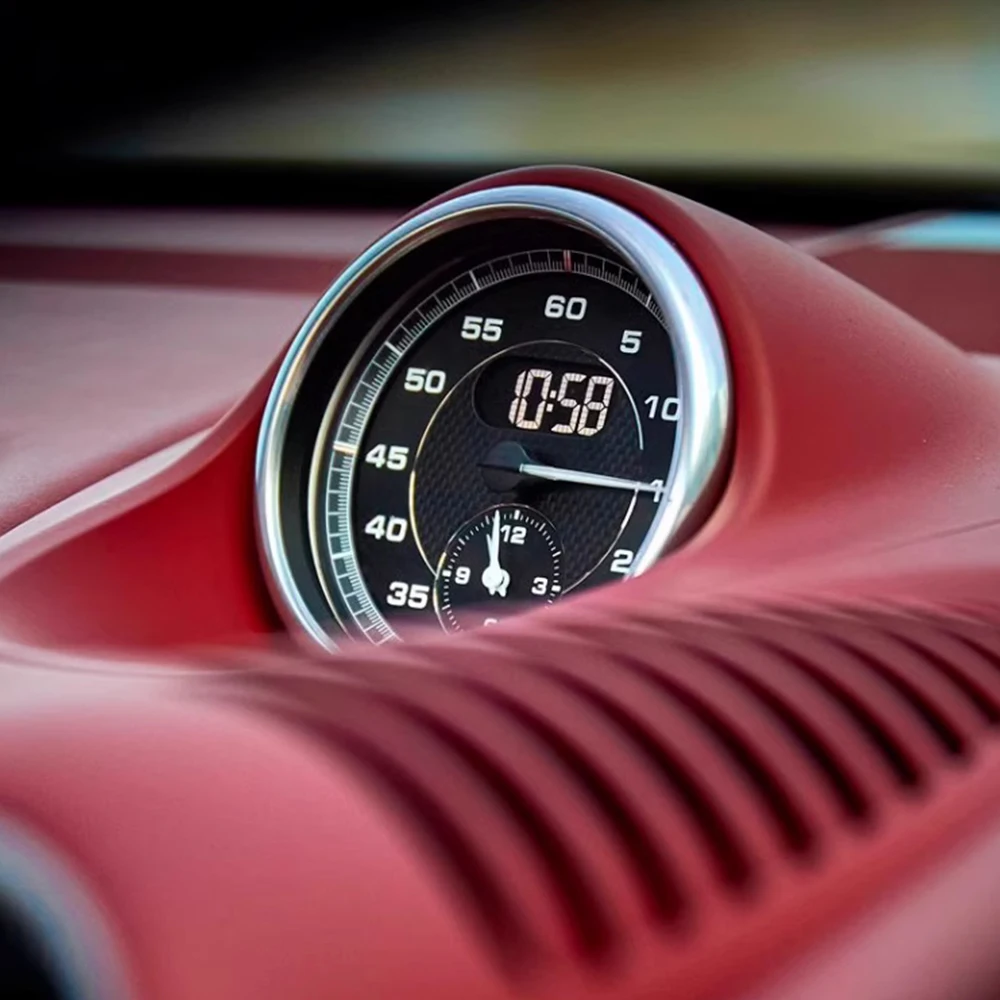 Stopwatch For Porsche Cayenne 958 Macan Panamera Boxster 718 911 Stopwatch Clock