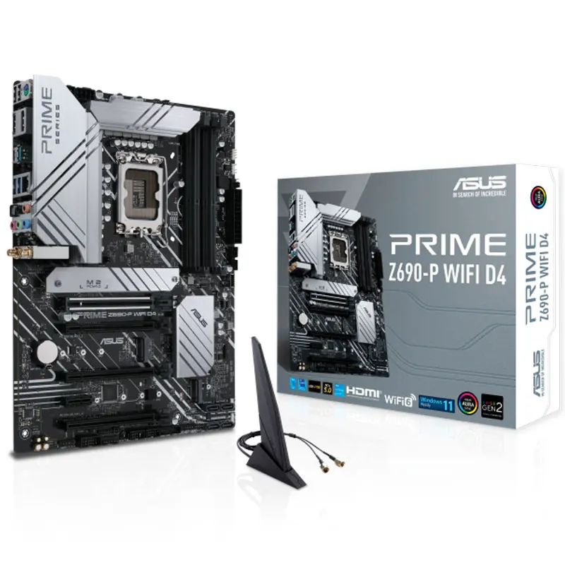 Nuovo Per Asus Prime Z690-P Wifi D4 Desktop Originale Per Scheda Madre Intel Z690 Ddr4 Supporto Lga 1700 12900Kf 12700K 12400