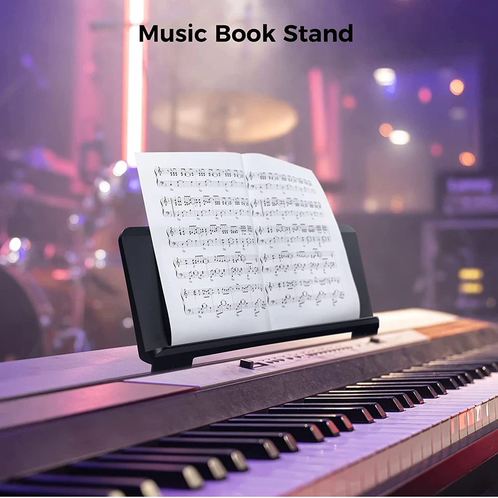 Sheet Music Stand Portable Desktop Book Stand Sheet Music Stand for Casio Roland Yamaha P35 P45 P48 P105 P115 P121