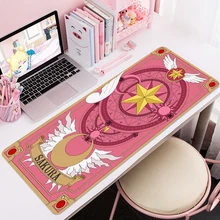 Cardcaptor Sakura Large Mat Gaming Mouse Pad Floral Mousepad Gamer 900x400 Rubber Keyboard Mats Desk Mat Table Mousepad Carpet