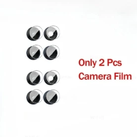 4-in-1 9D Curved Full Cover Tempered Glass Screen Protector with Lens Film