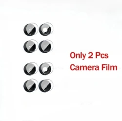 4 - in - 1 9D Curved Full Cover Tempered Glass Screen Protector with Lens Film - MOTO Edge 60 Pro (Only 2 Camera Film)