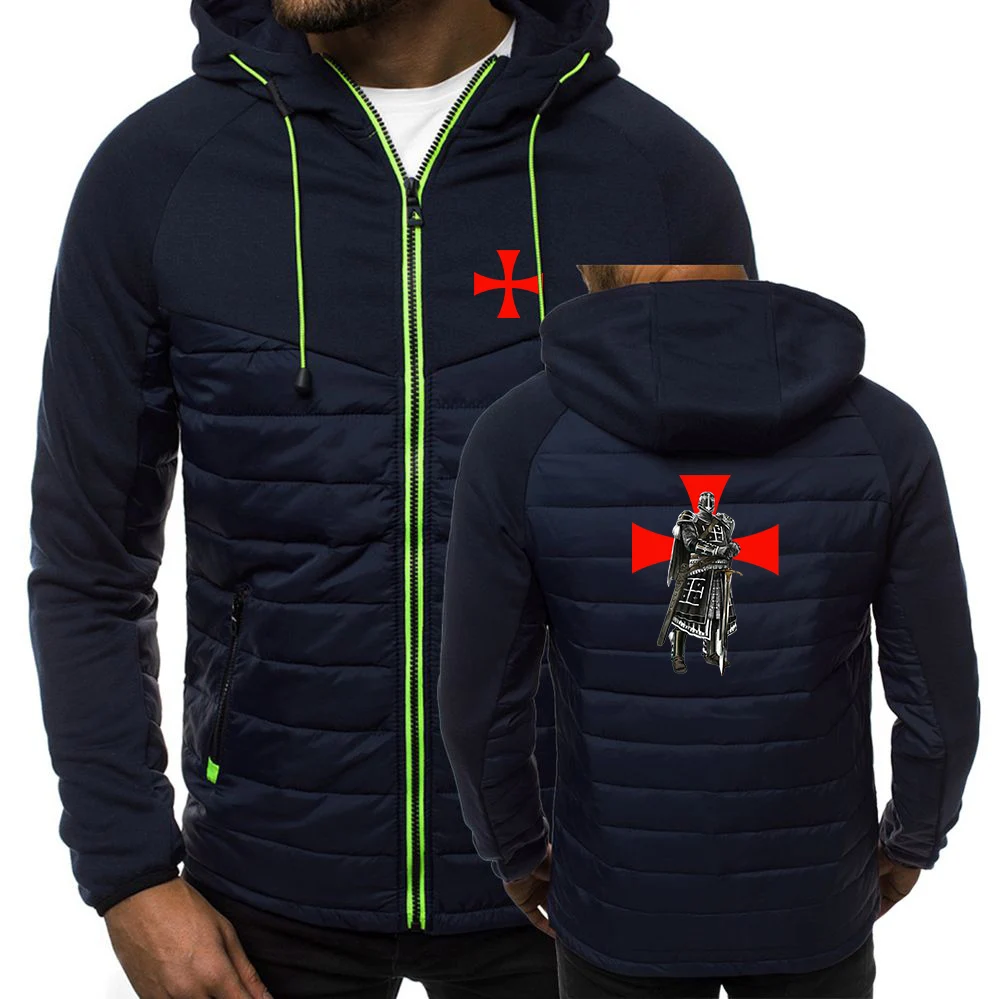 Men's Knights Templar Printed Hoodie Tracksuit