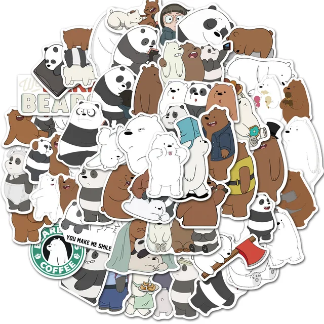 10/30/50 Q Version Cute Pokemon Pokémon Pokemon Cartoon Waterproof Laptop Suitcase Stickers for Children's Gift Kawaii 50Pcs-Full Pack