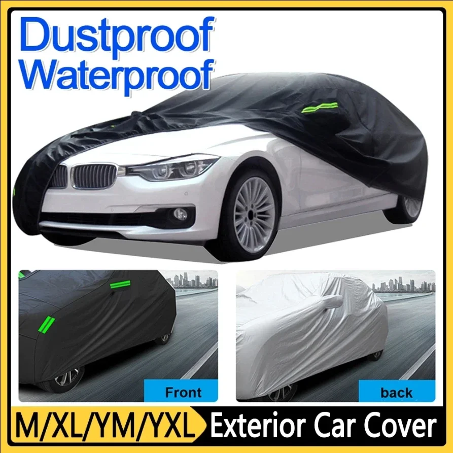 New Full Car Cover thickening Outdoor Sun Protection Heat Insulation Sun UV-proof Dustproof Anti Sedan Four Seasons Universal