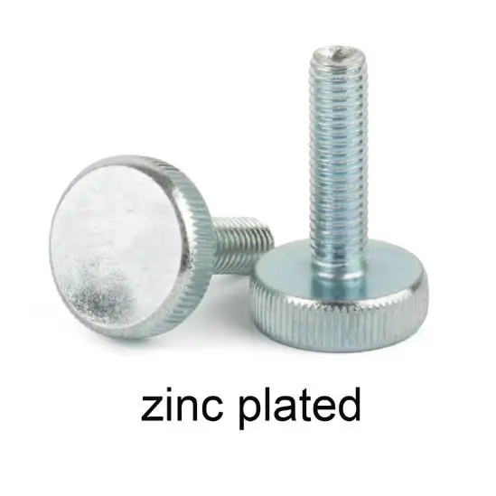 Premium Knurl Flat Head Hand Tighten Thumb Screws - Toolless Adjustment