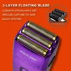 KULILANG R11F Purple Professional Oil Head Gradient Electric Hair Shaver Titanium Plated  knife net Hair Salon Trimmer 4