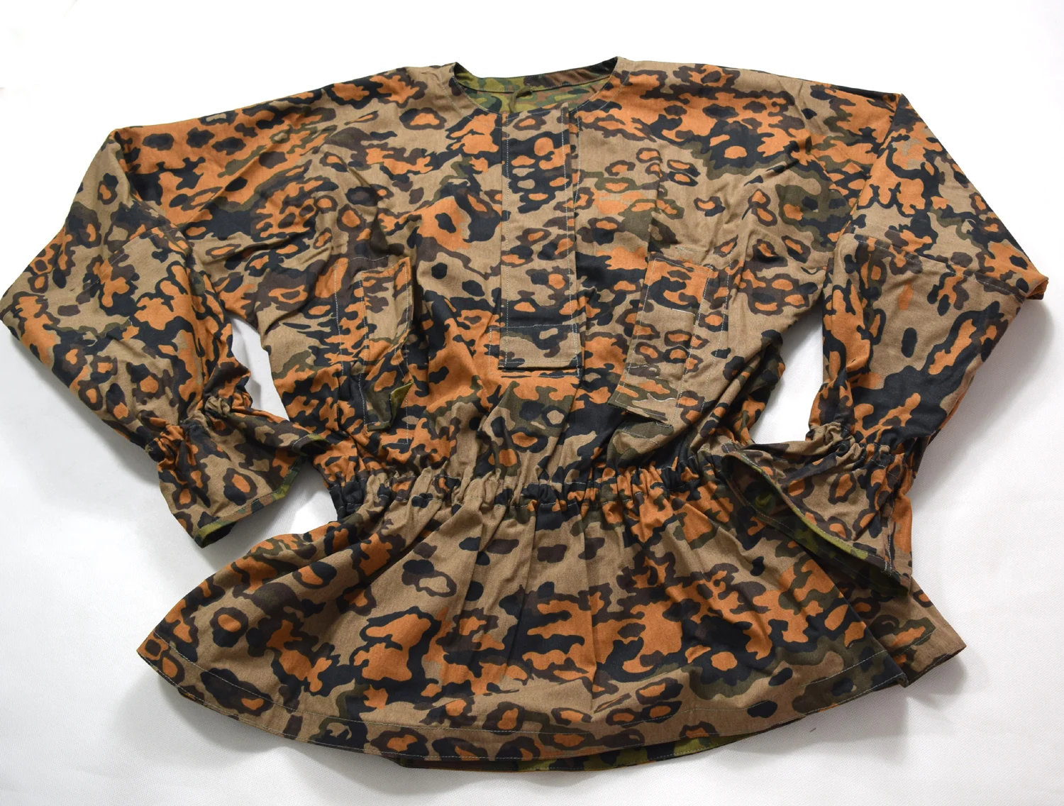Tactical Suit Combat Uniform COSPLAY Reversible Camouflage Clothing German Elite M40 OAK SMOCK