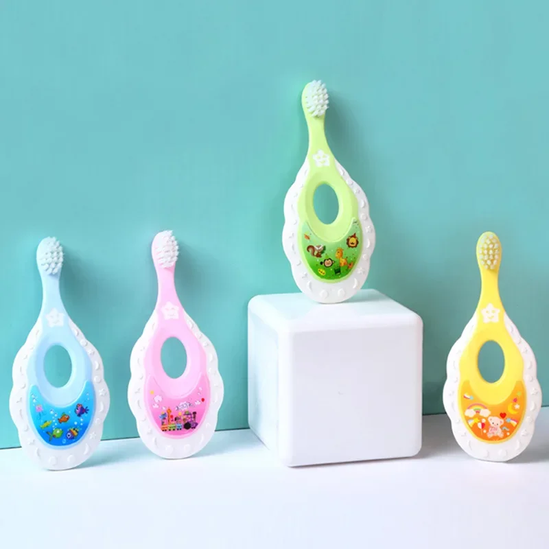 Nuovi spazzolini da denti per bambini spazzolino da denti Ultra morbido per bambini detergente per neonati articoli per neonati spazzola per bambini - immagine 2