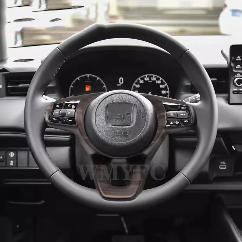 

Интерьерный Стайлинг Обложка отделка Автомобильная наклейка на рулевое колесо рамка украшение для Honda HR-V e:HEV Vezel 2022 2023 2024