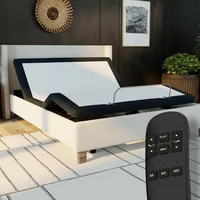 Adjustable Bed Base Frame with Head and Foot Incline, Wireless Remote Control, Easy Assembly, and 10 Year Warranty 1