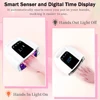 96W Mirror Feflective Nail Lamp with Metal Base Cordless Manicure Dryer Wireless UV Light for Nails Rechargeable Nail UV Lamp 5