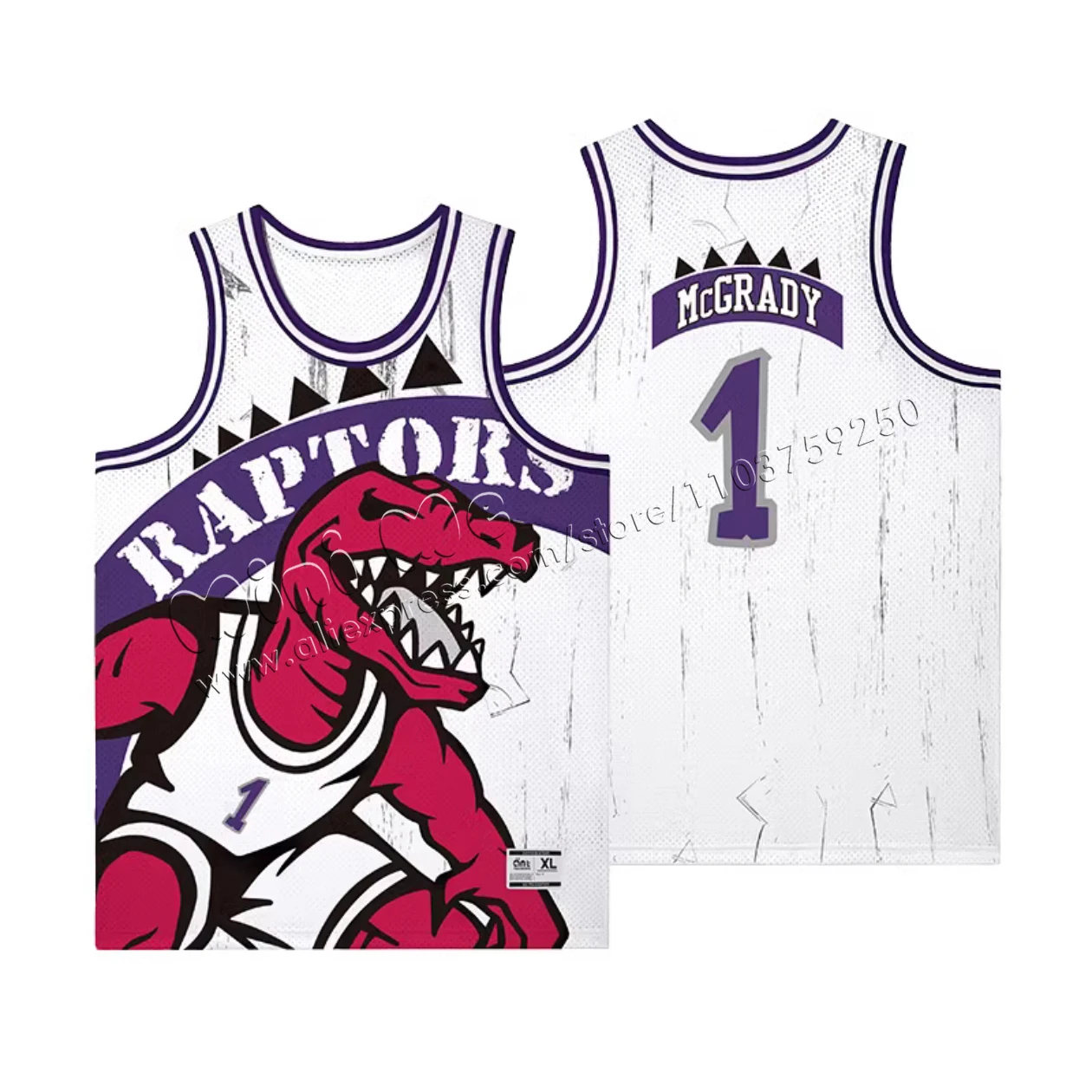 Summer New Hot Sale Raptors retro Sleeveless Jersey Huert Men's Carter Breathable Kid new design Quality Children's Unisex Top 4