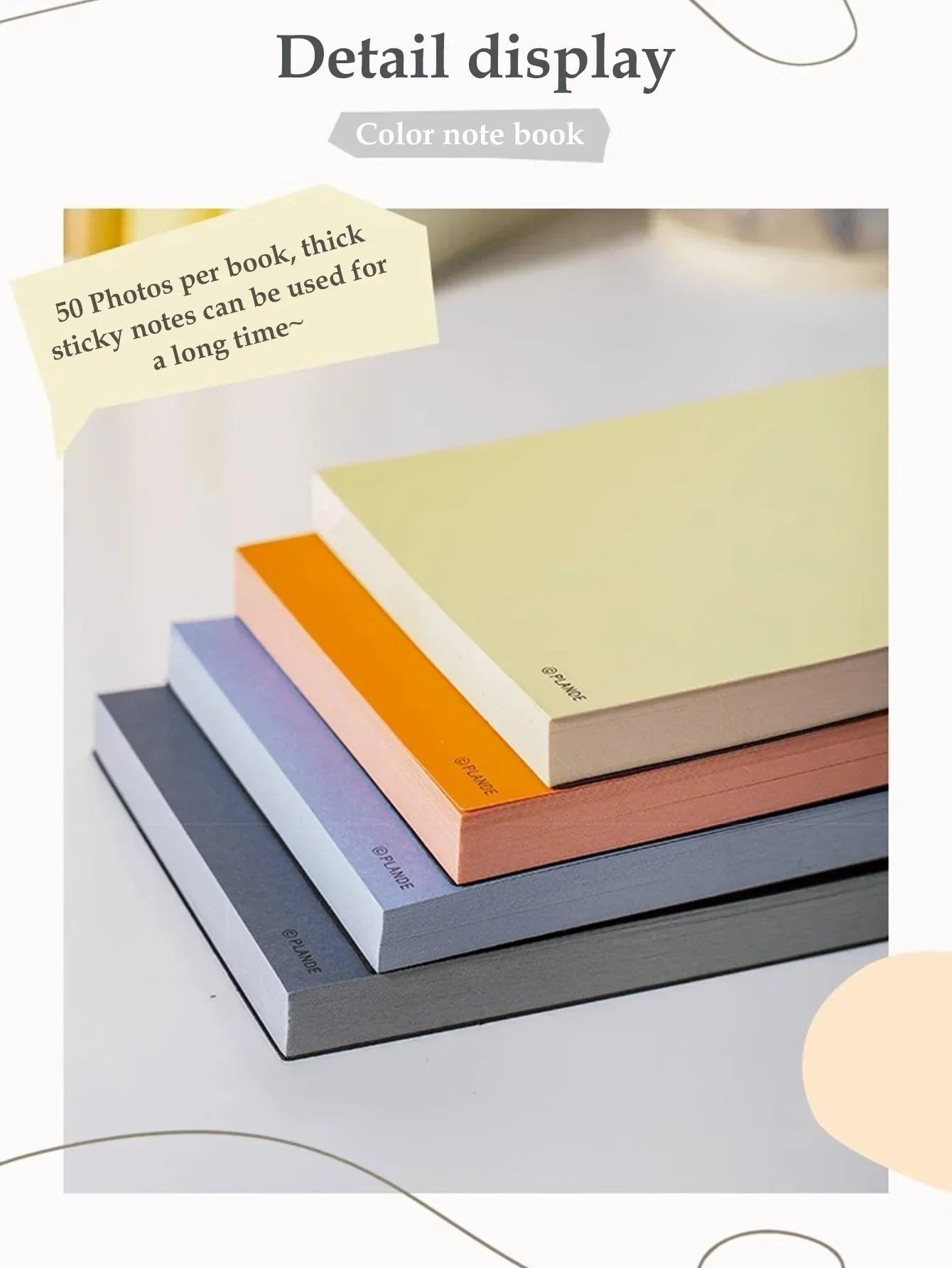 Notepad Memo Pad - 75 Sheets Tear-Off Non-Adhesive Pocket Notebook