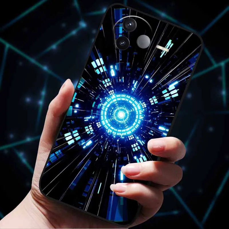 Cartoon Painted Soft Silicon Phone Case - TPU Protective Cover