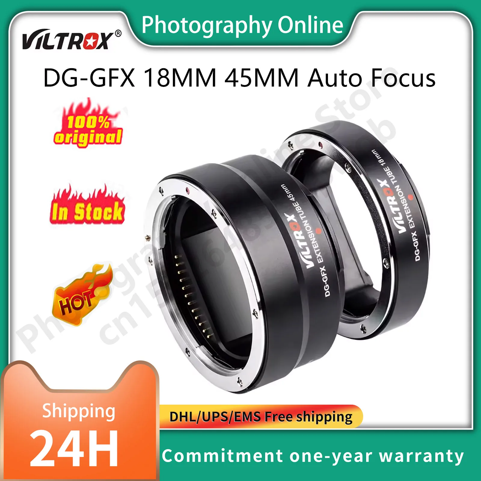 Viltrox DG-GFX 18MM 45MM Auto Focus Macro Extension Tube Lens