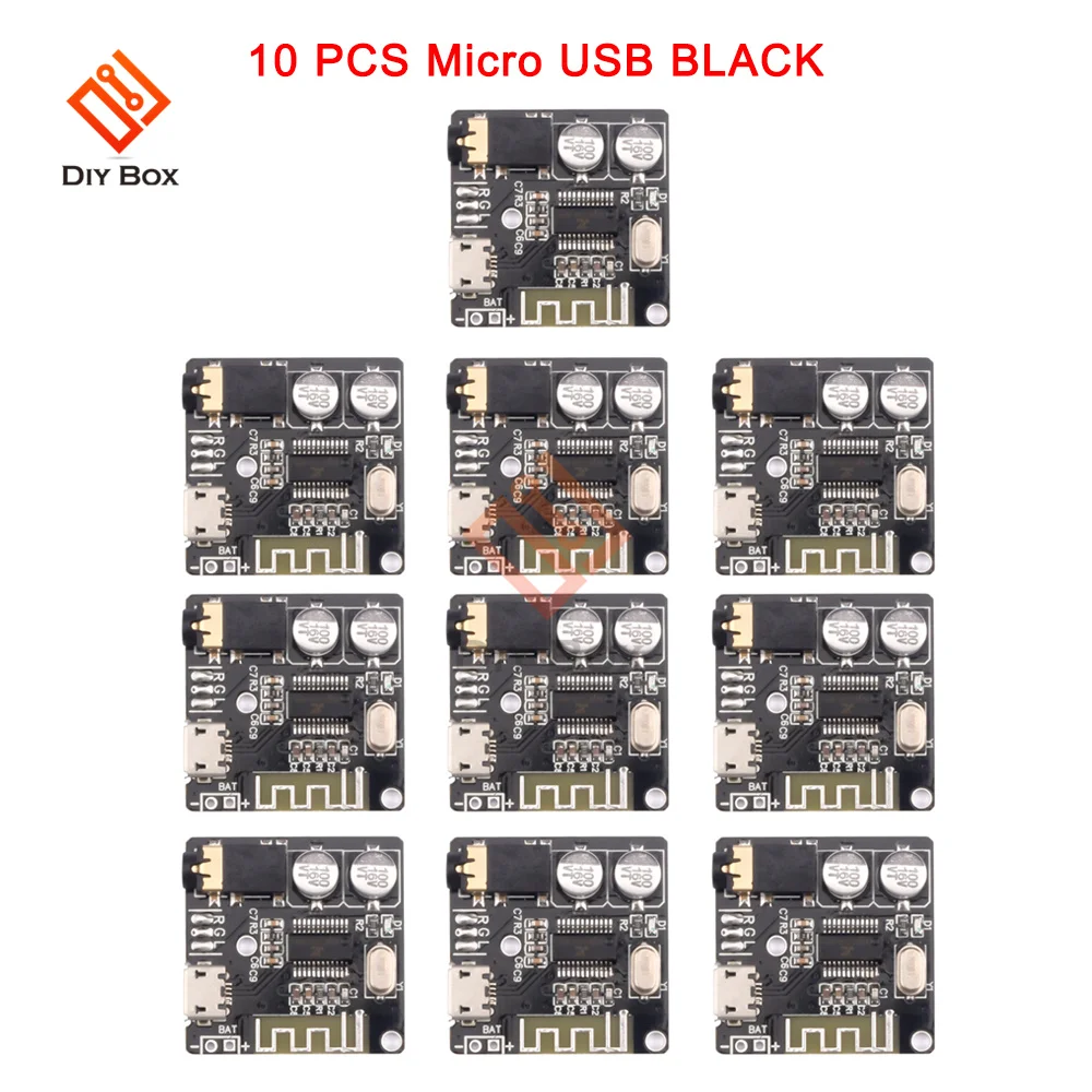 Bluetooth Audio Receiver Board 10pcs Bluetooth Audio Receiver Board VHM-314 Bluetooth 5.0 MP3 Lossless Decoder Board Wireless Stereo Music Module 3.7-5V