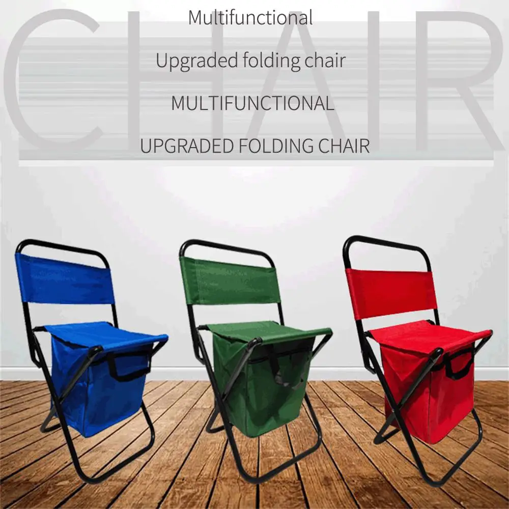 Outdoor Aluminium Alloy Portable Folding Picnic Camping Stool Mini Storage Fishing Chair Ultralight Furniture folding chair retractable stool