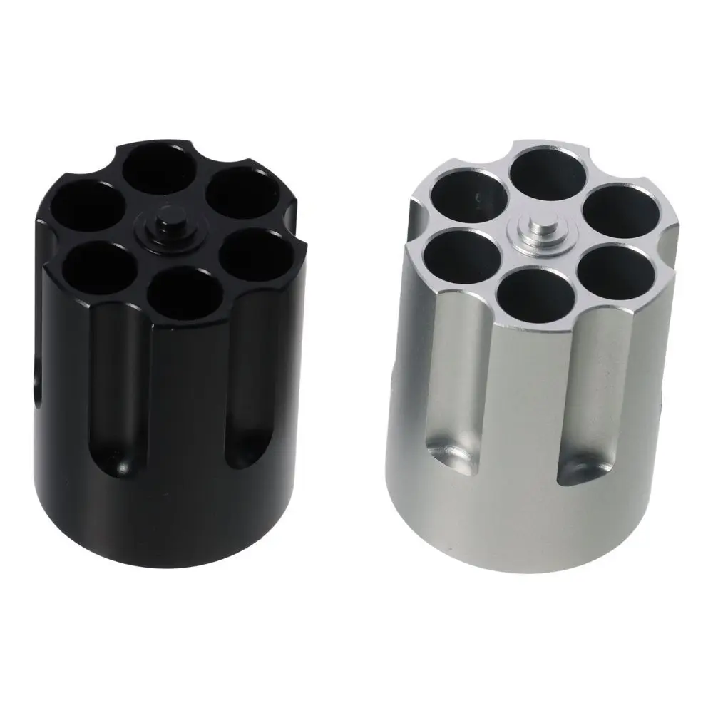 Soccer Pen Holder Creative Gun Cylinder Shaped Multifunctional Metal Storage Box Portable Pencil Stand Painting Brush Pen Hole pen holder,pen and brush holder,brush holder