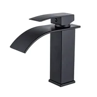 Waterfall Sink Faucet Bathroom Accessories Dual Control of Hot and Cold Bathroom Mixer Tap Washbasin Faucet Set Fixture Home 6