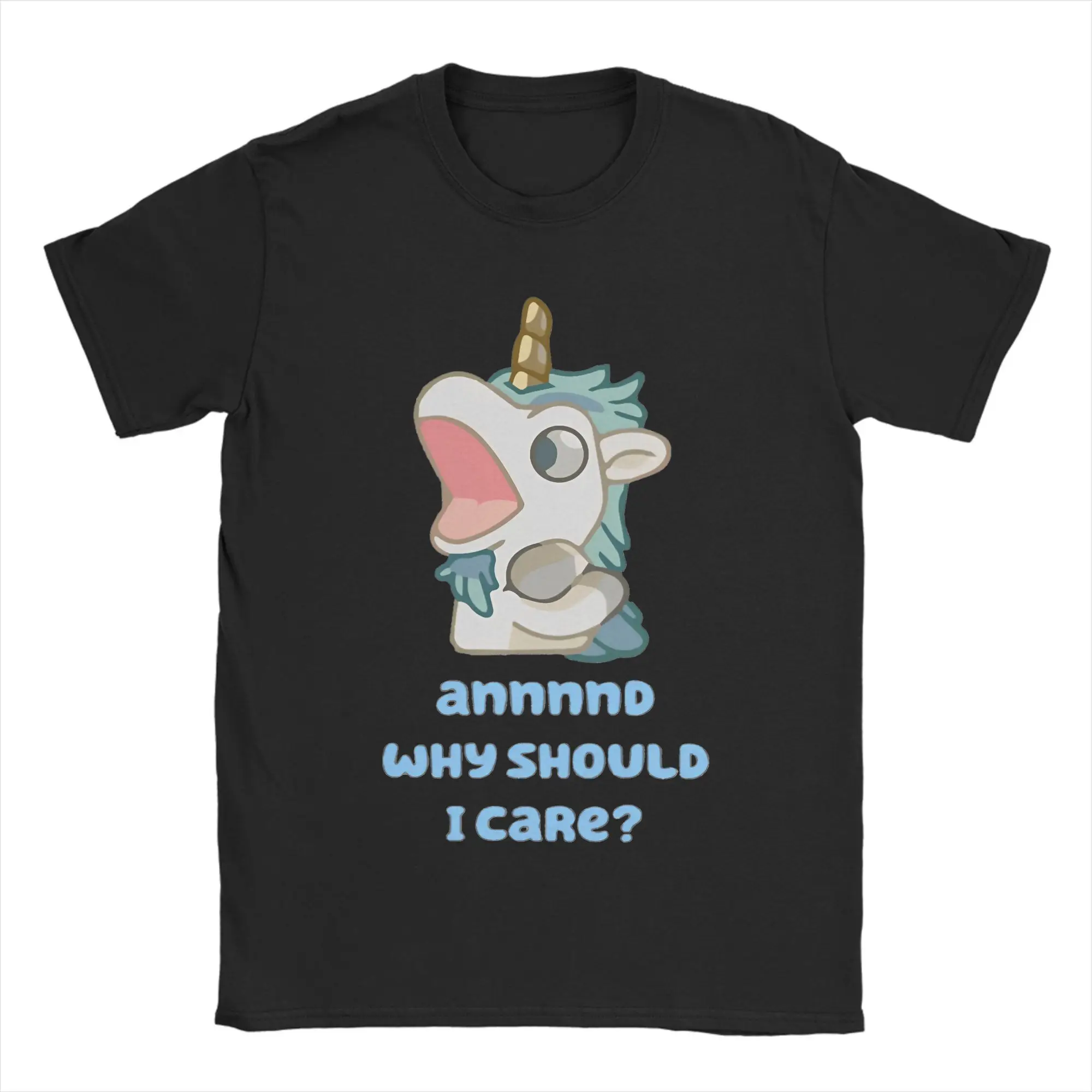 Streetwear T Shirt Funny Blueys Annnnd Why Should I Care Cartoon T-Shirts  Fashion Tshirt for Men's Summer Short Sleeve Tops - AliExpress, image size:2000x2000
