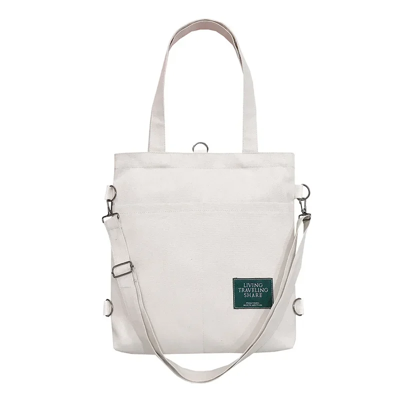 Canvas Handbags Woman Cosmetic Bag Large Capacity Zipper Storage Bag Shopping tote bags