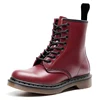Classic Men Boots Men's High Top Leather Work & Safety Shoes Motorcycle Outdoor Breathable Ankle Labor Protection Yellow Boots