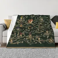 Noble House Of Black Family Tree Blanket Bedspread On The Bed Girl Bed Covers For Kids 1
