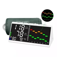 LED Color Large Screen Digital Bp Sphygmomanometer High Accurate Household Portable Upper Arm Electronic Blood Pressure Machine 1