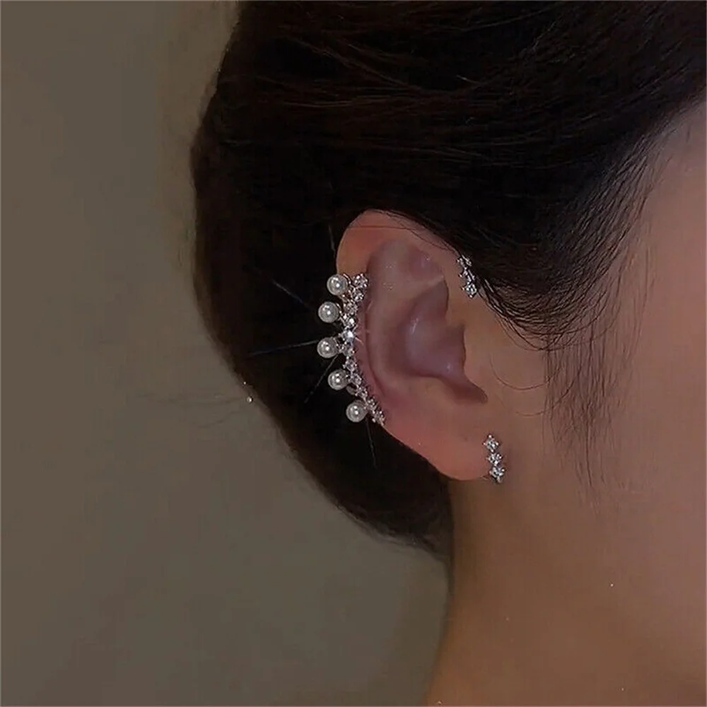 Butterfly Tassel Zircon Earrings Butterfly Ear Cuffs No Piercing Butterfly Tassel Zircon Earrings Butterfly Ear Cuffs No Piercing