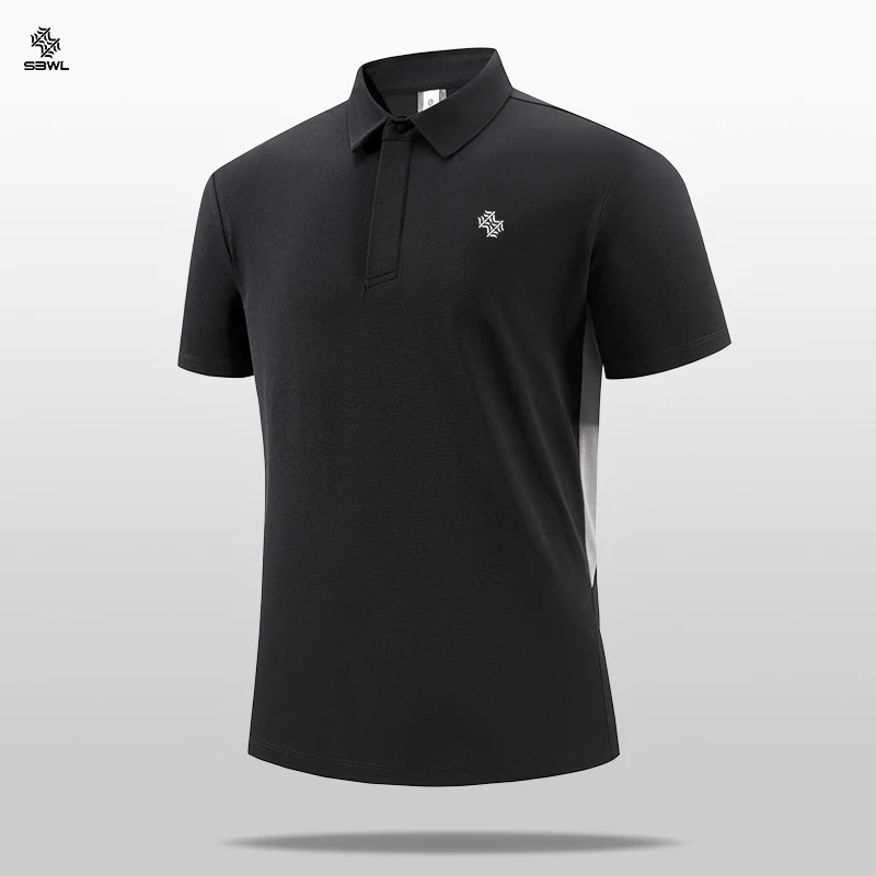 SBWL men's fashion 7 color business leisure high quality POLO shirt outdoor golf equestrian sports short sleeve POLO T-shirt Top 6