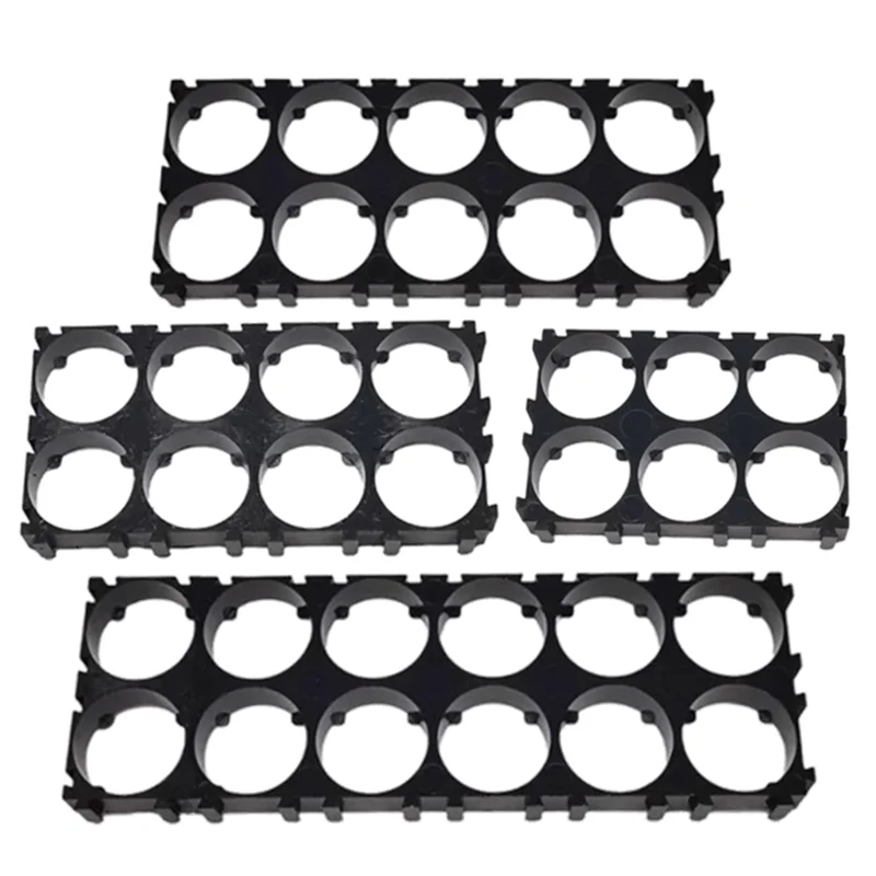 5PCS 2x3 2x4 2x6 18650 Lithium Cell Cylindrical Battery Case Holder Batteries Pack Plastic Holder Bracket for Diy Battery Pack battery box