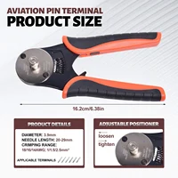 เครื่องมือย้ำหัวต่อ Deutsch แบบปิด ยี่ห้อ Winholder สำหรับสายไฟขนาด 14 16 18 AWG หัวต่อ 4 ทาง สำหรับงานซ่อมไฟฟ้า 2