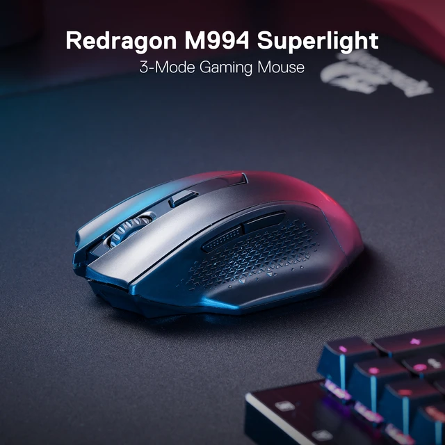 Redragon M994 Wireless Bluetooth Gaming Mouse, 26000 Dpi Wired/wireless  Gamer Mouse W/ 3-mode Connection, Bt & 2.4g Wireless - Mouse - AliExpress