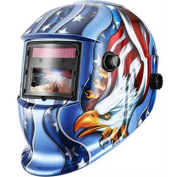 Maschera per testa di saldatura True Color 4/9-13 Parasole regolabile per saldatura ad arco Tig Mig Taglio al plasma Rettifica