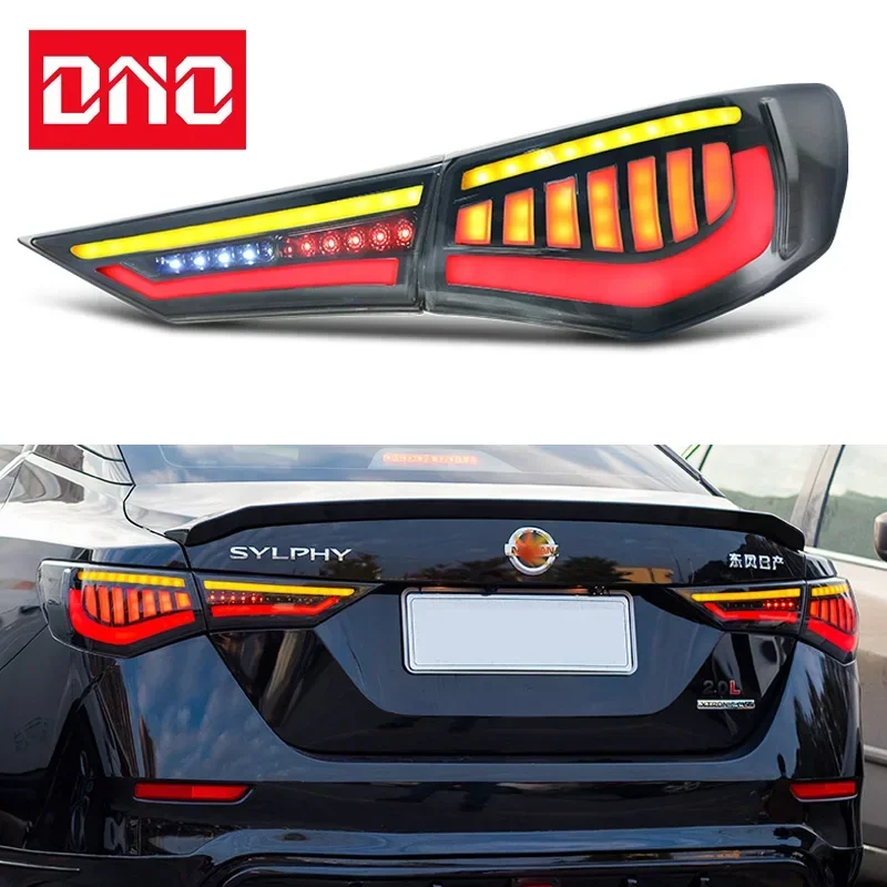 

Car LED Taillight For Nissan Sylphy 2020 2021 2022 Rear Running Lamp Brake Reverse Turn Signal Waterproof Car Accessories