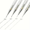 Creative 0.3/0.5/0.7/0.9mm Transparent Mechanical Pencils Set With Leads, Sketch Writing Automatic Pencil for Office Stationery 4