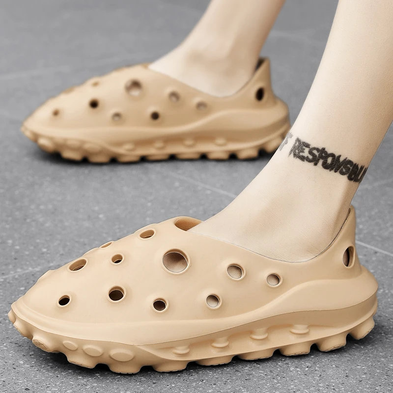 WellingA Claquettes de Piscine Chaussures pour Plage Pantoufles Homme Confort Sabots Femme Sandales Mode Tongs Antidérapantes d'été Chaussons 