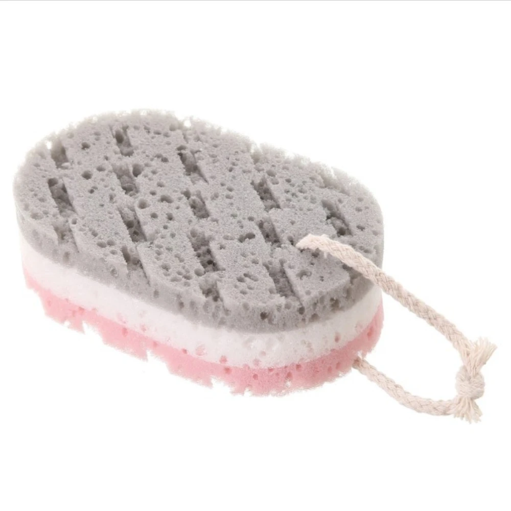Soft Bath Sponge Body Scrub Bast Wisp Massage Brush Body Washcloth Skin Scrubber Relax Exfoliating Skincare Shower Accessories 5