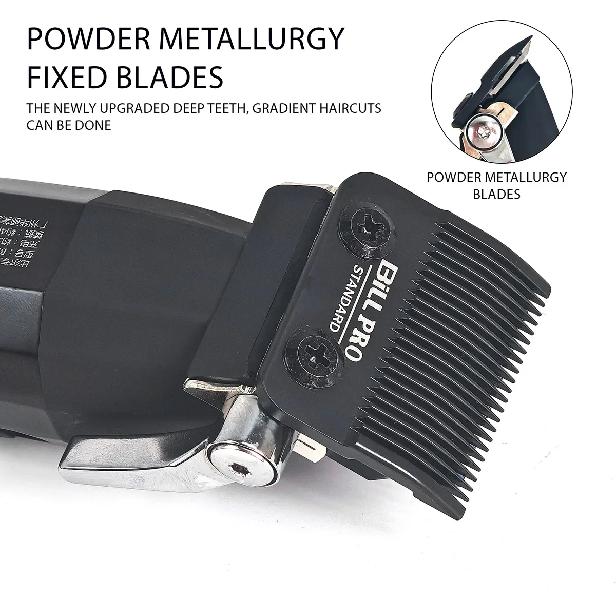 BL600 전문 전기 무선 헤어 클리퍼, BL400 포함, 9000RPM 고속 모터, 미용실 트리머 버블 팩
