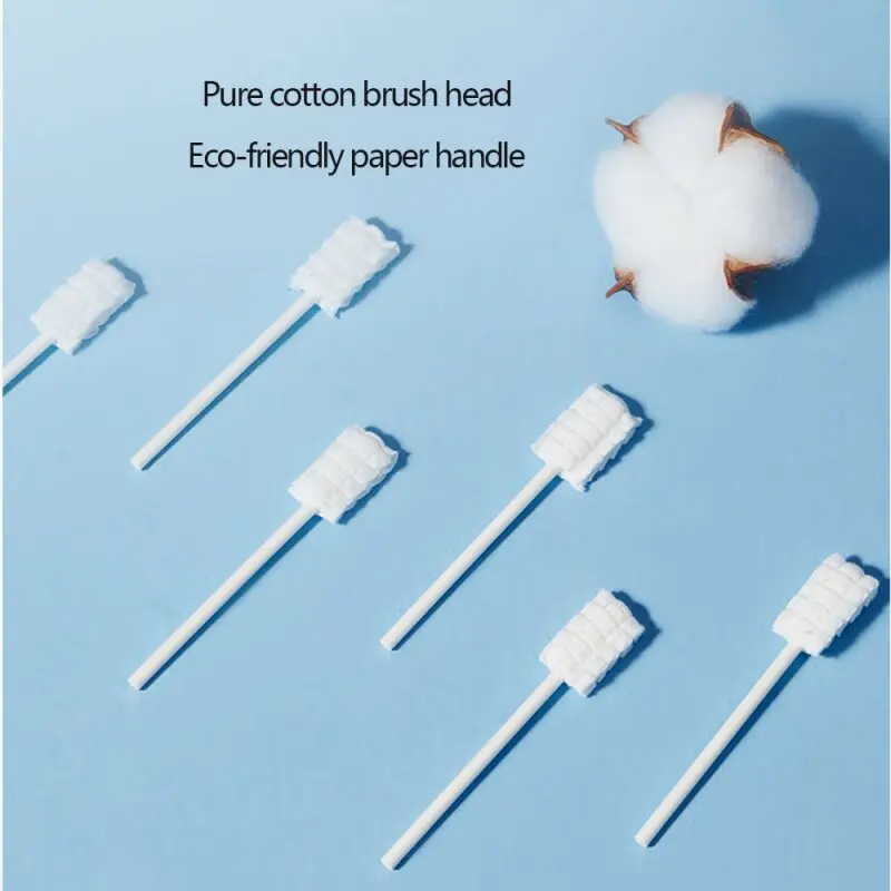 Baby Oral Disposable Cleaner Newborn Milk Teeth Gauze Toothbrush Baby Tongue Washing Tongue Artifact Baby Cotton Swabs Care 4