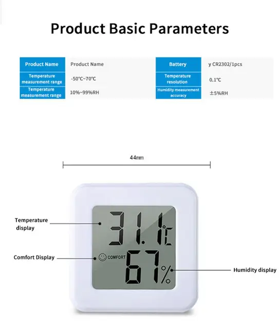 Termometro Igrometro Digitale | Misura Temperatura E Umidità | Per Interni, Serra, Cella | Display LCD - Foto 11