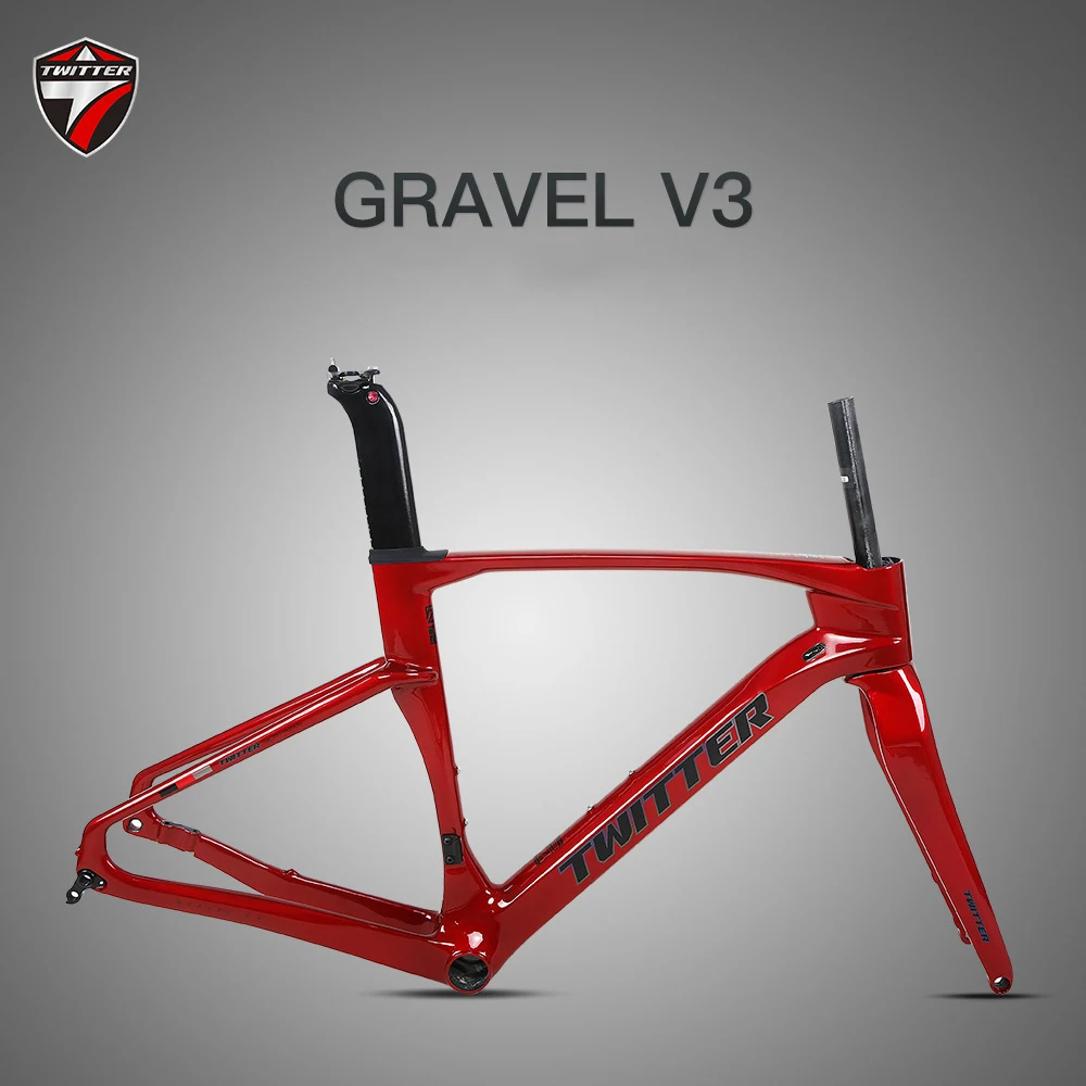 gravel bike disc frameset