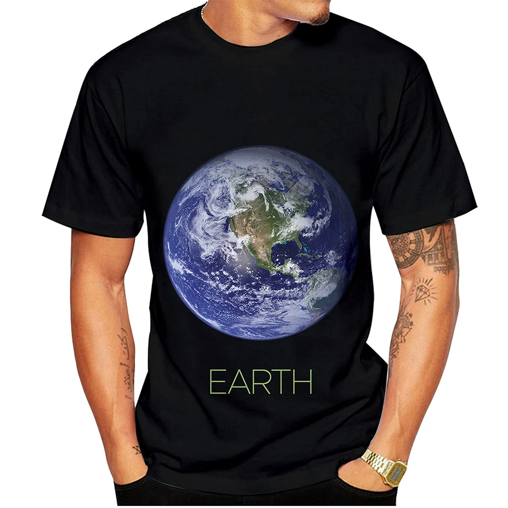 Galaxy Print Oversized T Shirt for Men and Women