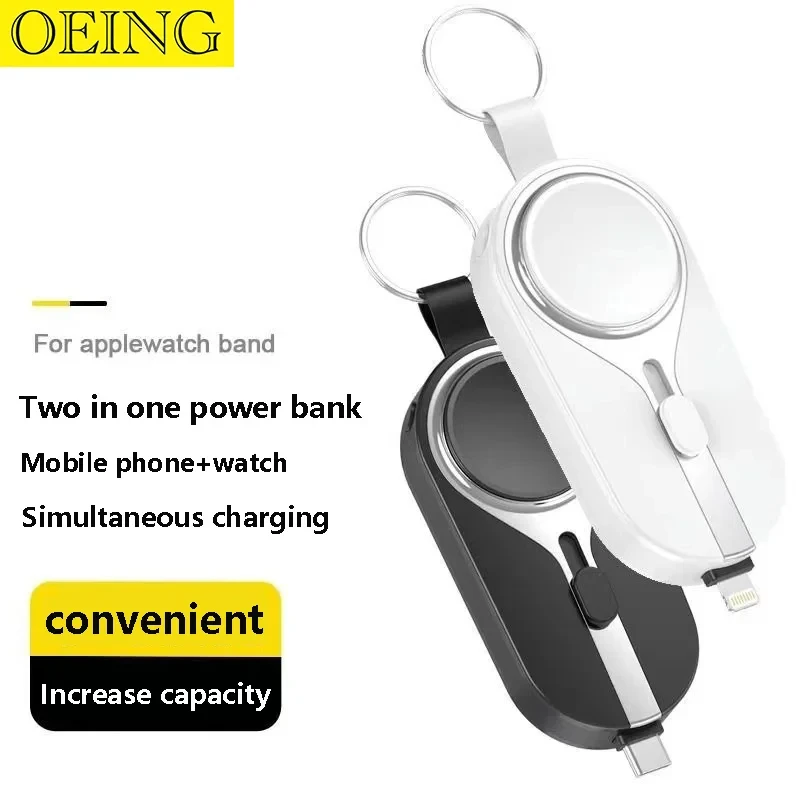 

5000mAh Portable Mini Capsule Emergency Power Bank Charger For iphone Watch External Spare Battery for Xiaomi Samsung Powerbank